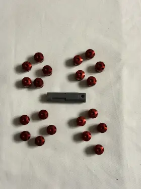 Wcia4k Project Kics R40 Iconix Aluminum Cap Set 14x1.50 20pcs Red