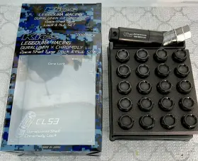 Wcl5313k Project Kics 53mm Closed-end Leggdura Racing 12x1.25 Black 16 Lug Nuts 4 Locks
