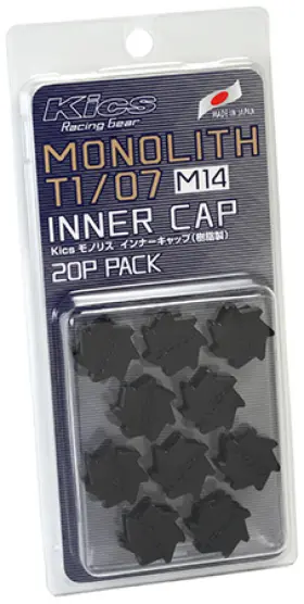Wcmf4k Project Kics M14 Monolith Cap - Black 20 Pcs