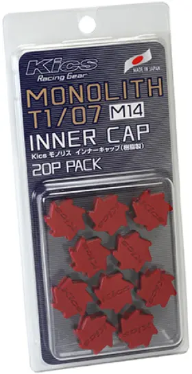 Wcmf4r Project Kics M14 Monolith Cap - Red 20 Pcs
