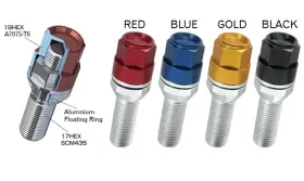 M14x1.5 Project Kics Wlb035k Leggdura Bolt And Lock Set