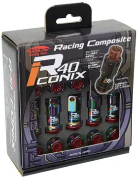 Wri14na Project Kics 16 4 Locks Neo Chrome R40 Iconix Without Plastic Cap - 14x1.50