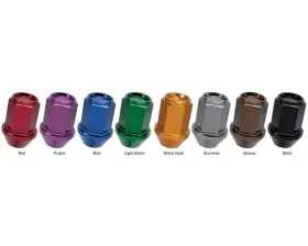Wzln1b Project Kics 12x1.50 Red Leggdura Racing Shell Type Lug Nut - 1pc
