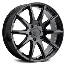 159b-88032 Raceline 35 Spike Gloss Black 18x8 6x132 Wheel Single Rim