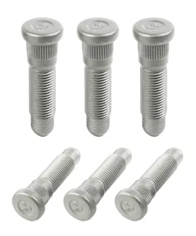 1009xfloltls001 Racoona 6pcs Wheel Studs M14 X 1.50 And 31mm Long Lug For Chevy Silver