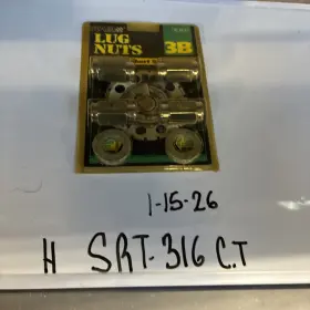 90131 Rally 3b 4 Lug Set With 1/2 Short Shank Nuts Nos