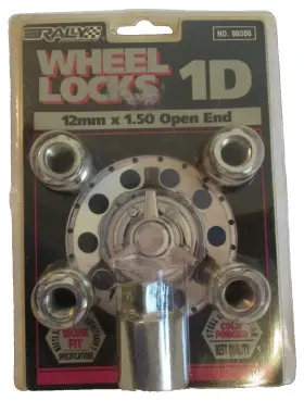 90306 Rally Wheel Locks 1d 12mm X 1.50 Open End Cold Forged New