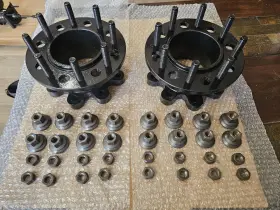 68138150aa Ram Cummins 2012-2018 3500 Dually Front Extension Hubs And Lug Nuts