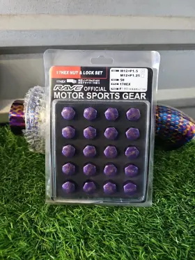 M12x1.5 Rave Tu77 Lug Nut 20 Pieces Brand New