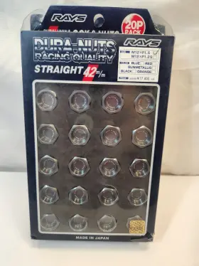 M12xp1.5 Rays Dura Nuts Racing Quality Straight 42m/m 20 Pack
