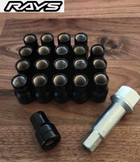 W12125gt Rays / Volk Racing Used 20 Pcs Gtc Gt-c Av3 Wheel Inverted Lug Nuts Key 12x1.25