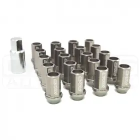 Wdura4212150g Rays Dura-nut L42 Straight Type Lugs 12x1.5mm 16 4 Locks Gunmetallic