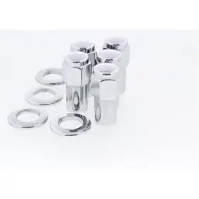 1220lw Real Rodders Wheels Chrome Lugnuts And Washers 1/2 In