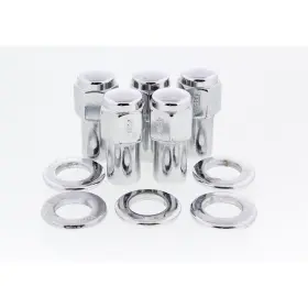 71620lw Real Rodders Wheels Chrome Lugnuts And Washers 7/16 In