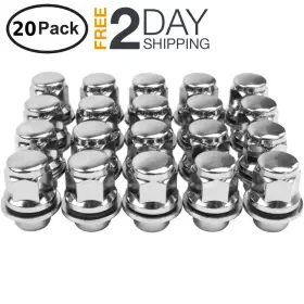 Hy-n019-20 Reeauto 20 Tuercas Para Llantas De Carros Rines 12x1.25 Nuts Set Accesorios Coche Autos