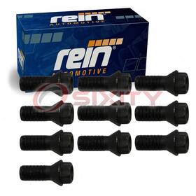 Rein C459 76-44 10 Pc Rear Wheel Lug Bolts For 2014-2016 Bmw 335i Gt Xdrive 3.0l L6 Ee