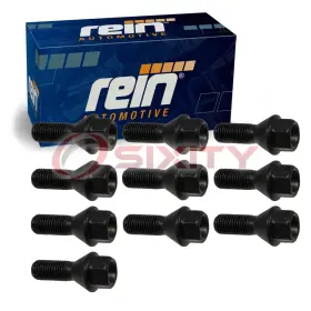 Sx-7h76 Rein 10 Pc Rear Wheel Lug Bolts For 1986-1987 Bmw L7 3.5l L6 Tire Yl