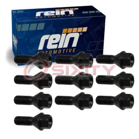 Sx-89rf Rein 10 Pc Front Wheel Lug Bolts For 2006-2010 Bmw 550i 4.8l V8 Tire Hu