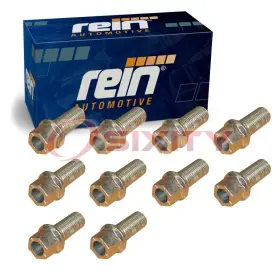 Sx-9qeg Rein 10 Pc Front Wheel Lug Bolts For 2007-2012 Volkswagen Eos 2.0l 3.2l L4 Lw