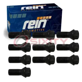 Sx-xwk6 Rein 10 Pc Front Wheel Lug Bolts For 2013-2015 Bmw 740li Xdrive 3.0l L6 Tire Xc
