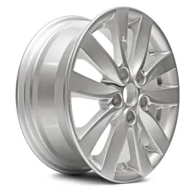 Id0607aa0638r00 Replacement For Kia Forte 14-16 5 V-spoke Painted Silver 16x6.5 Alloy Factory Wheel Replica