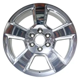 Id0607aa1103r00 Replacement For Chevy Silverado 1500 14-24 5-spoke Polished 20x9 Alloy Factory Wheel Replica