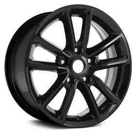 Aly02399u45n Replikaz For Dodge Grand Caravan 20 Alloy Factory Wheel Double 5-spoke Painted Black