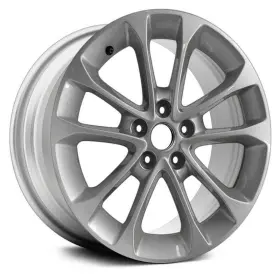 Aly10205u20n Replikaz 5 V-spoke Painted Silver 17x7.5 Alloy Factory Wheel Replica