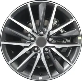Aly69133u30n Replikaz 15 I-spoke Machined Face W Charcoal Vents 18x8 Alloy Factory Wheel Replica
