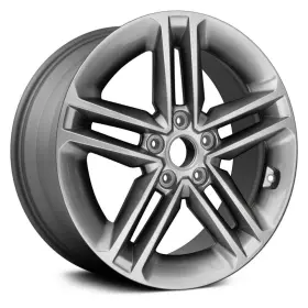Aly70907u35n Replikaz For Hyundai Santa Fe Sport 17-18 Alloy Factory Wheel Double 5-spoke Painted Gray