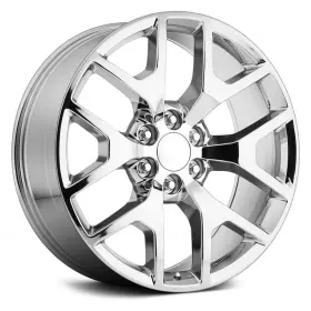 586c-2908332 Rev Wheels 586 20x9 32 6x139.7 78.1 Chrome Rims Set Of 4