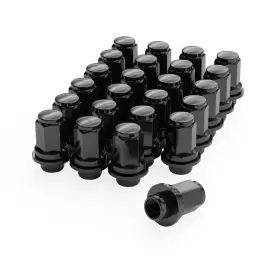 M12x1.5 Richeer Am29776 24pcs Oem Factory Style Black Lug Nuts For Tacoma 4runner F