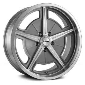605-8961gm Ridler 605 Wheels 18x9.5 5x120.65 83.82 Machined Rims Set Of 4