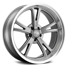 606-8873g Ridler 606 Wheels 18x8 5x127 83.82 Gray Rims Set Of 4