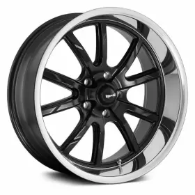 650-2812mb30 Ridler 650 Matte Black Machined Lip 20x8.5 5x120 30 Wheel Single Rim