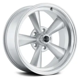 675-7865s Ridler 675 Wheel 17x8 5x114.3 83.82 Silver Single Rim