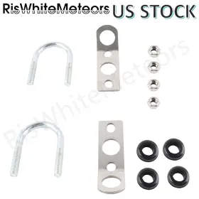 Aht019-sl-d Riswhitemeteors Radiator Relocation Brackets Traction Bar For Civic Eg Dx Lx Crx Acura Integra