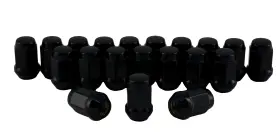 Rocket Racing Wheels 090127534113 C1702b-set 7/16 Black Bulge Acorn Lug Nuts 3/4
