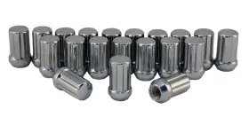 Rocket Racing Wheels 090127781722 C7004-set 1/2 Chrome 7-spline Drive Lug Nuts