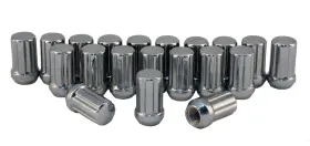 M12x1.5 Rocket Racing Wheels 090127995150 C7007-set Chrome 7-spline Drive Lug Nuts 20pc