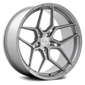 Rfx1119855112bt35 Rohana Rfx11 Brushed Titanium 19x8.5 5x112 35 Wheel Single Rim