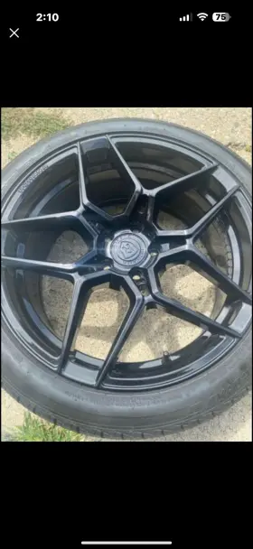 Rfx1119855112gb35 Rohana Rfx11 Wheels 19x8.5 35 5x112 66.56 Black Rims Set Of 4