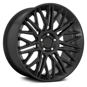 R164220084 Rotiform 30 Jdr Wheels 22x10 6x139.7 106.1 Black Rims Set Of 4