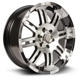 493194 Rtx Loki Black Machined Face 18x8 30 6x139.7 Wheel Single Rim