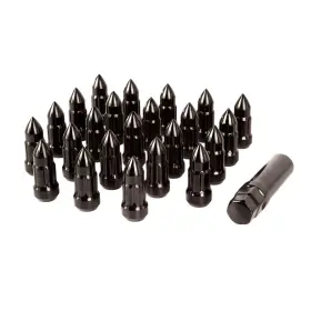16715.25 Rugged Ridge Wheel Lug Nut 23 Piece 1/2x20 Bullet Style Black