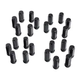 16715.32 Rugged Ridge Wheel Lug Nut Set Of 24 Black M14-1.5