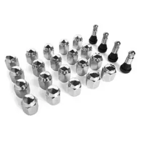 Scott Drake 842110189301 For Ford Five Hundred 05-07 Chrome Cone Seat Acorn Closed End Lug Nuts
