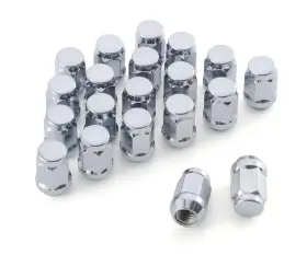 Singaro-m12 Singaro 20pcs White Knight M12x1.5 Wheel Lug Nuts Onepiece Design Bulge Acor
