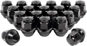 Sk-s001-b Skcoauto 12mmx1.5 Lug Nuts Set Of 20 For Focus Fusion Escape Ranger 12 1.5 Black