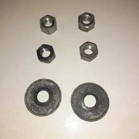 21405-2 Snapper 709377 Wheel Nuts 7/16-20 And Washers 21 Inch Push Mower